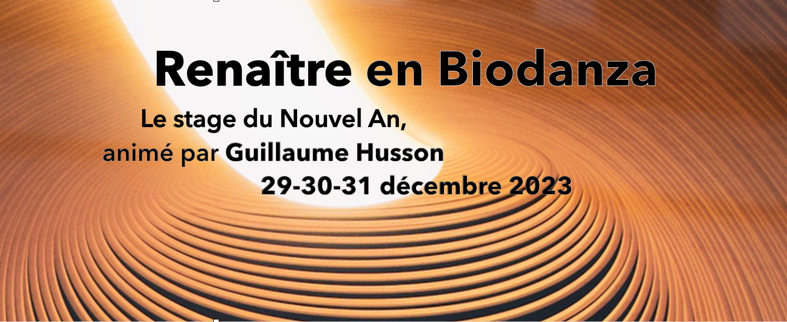 Renaitre en Biodanza avec Guillaume Husson - Stage de Nouvel An