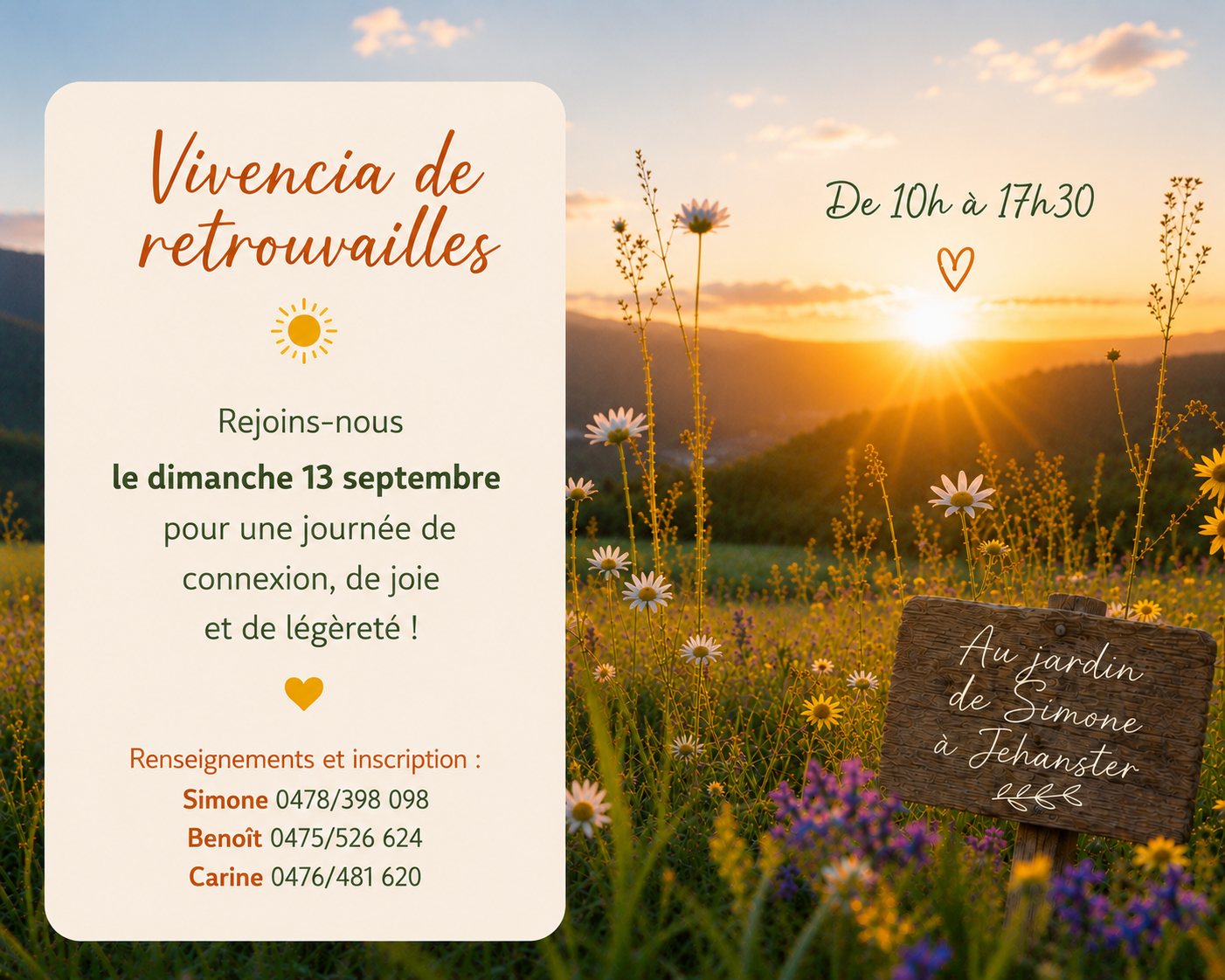 Lire la suite à propos de l’article <center><b>Polleur</b><br />Vivencia de retrouvailles<br />benoit rouschop</center>